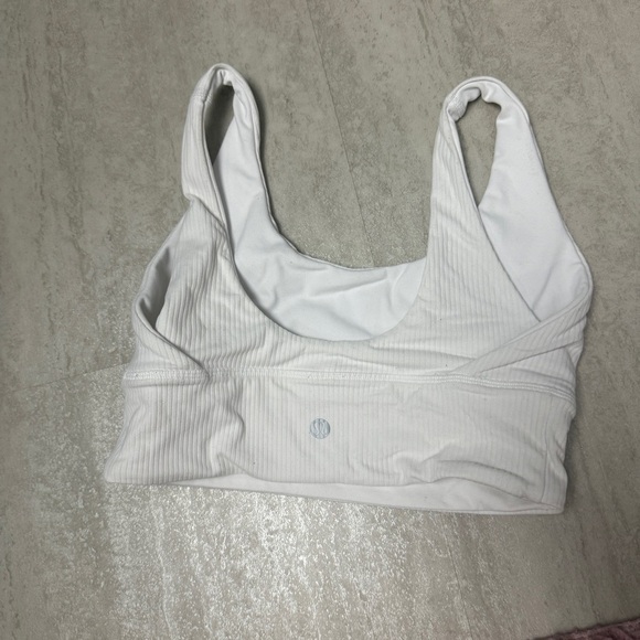 Lululemon Align bra ribbed white reversible - Picture 6 of 11